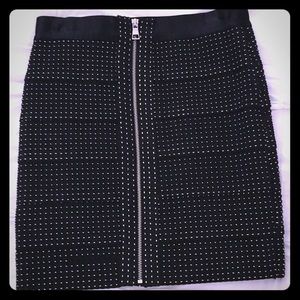 NWT H&M BodyCon Zip-Front Mini Skirt